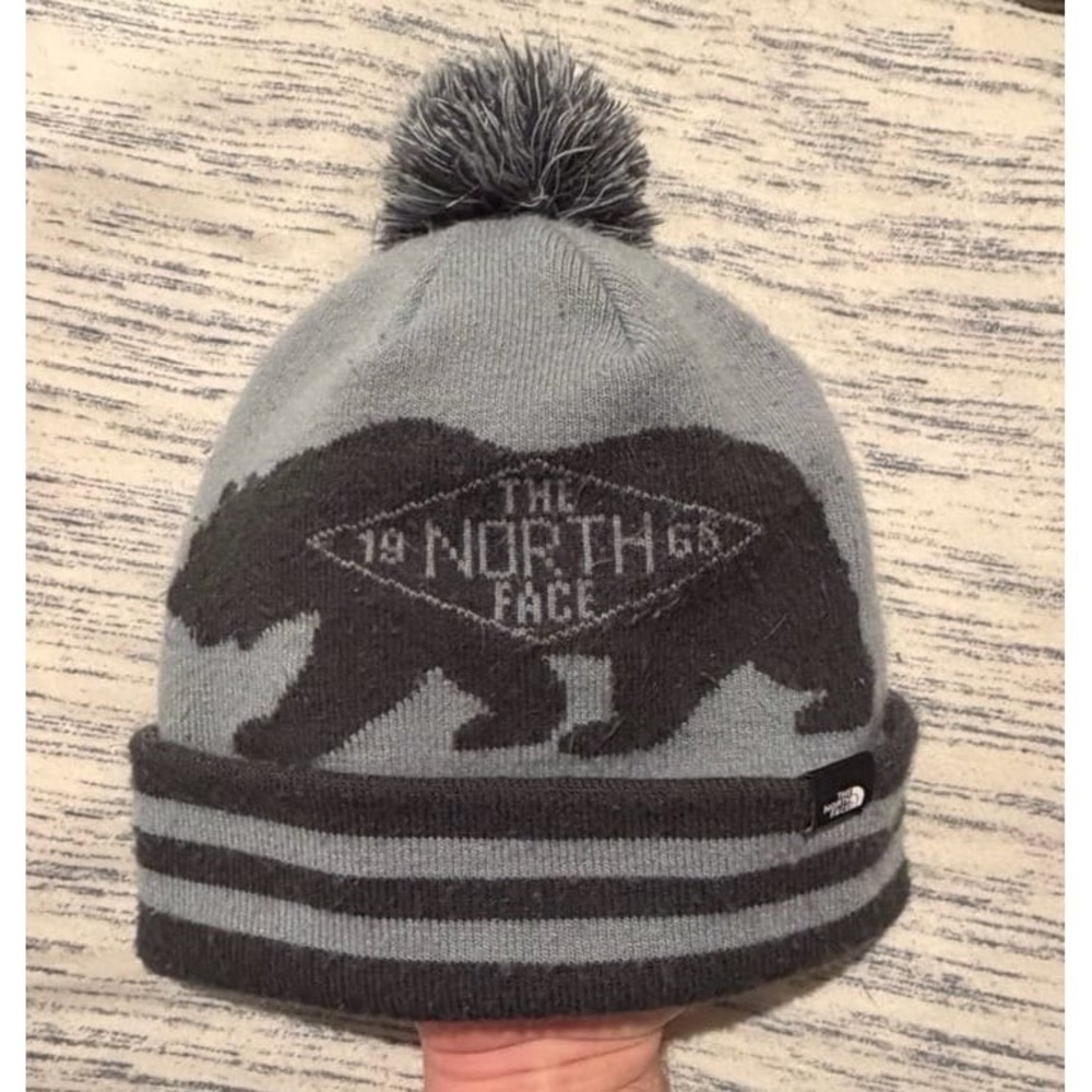The North Face Ski Tuke Deep Fit Bear‎ Soft Beanie Sz Men's One Size Fits All